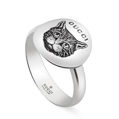 feline gucci ring|gucci blind for love ring.